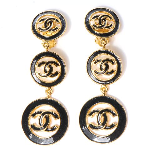 montature chanel clip|Chanel earrings clip on.